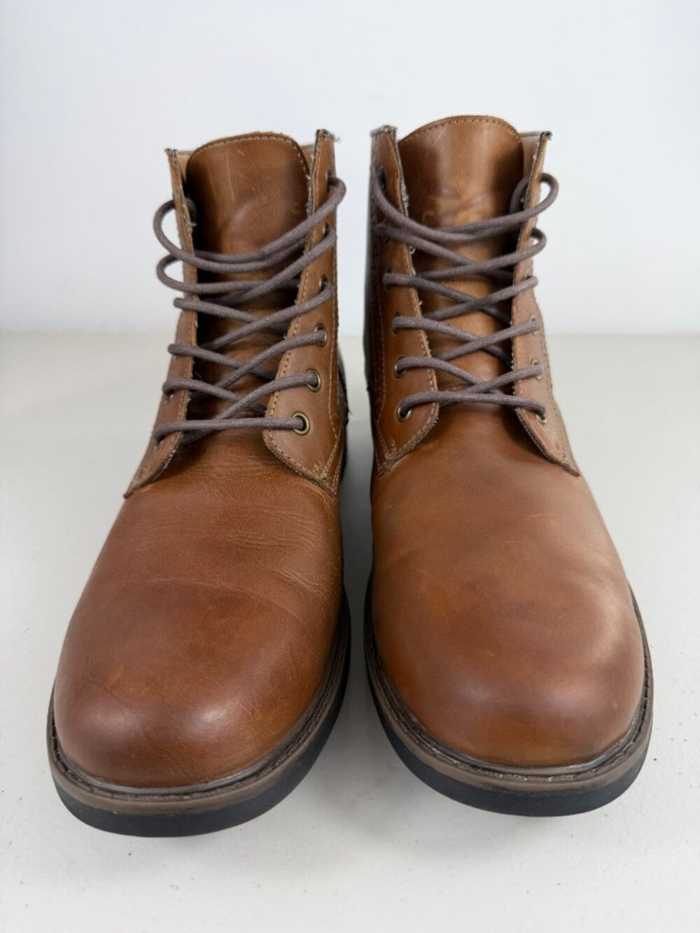 G.H Bass Danian brown ankle leather boots men's size 10.5M